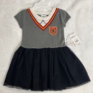 Warner Bros. Harry Potter Sweater Dress with Red and Yellow Accents